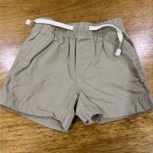 GAP Kids Tan Shorts with White Drawstring